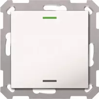 MDT TAL-5501002.02S KNX mygtukas Light55, 1 kanalo, RGBW, grynai baltas blizgus, Neutral Secure