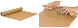 RAADHUIS pakavimo popieriaus ritinys, 750 mm x 250 m, rudas kraft popierius, 70 g/m², rudai dryžuotas