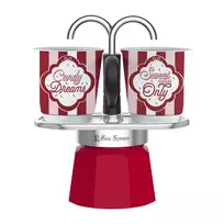 Mini Express 2TZ kavos virimo aparatas ir 2 puodeliai BIALETTI Candyland 90 ml (5461)
