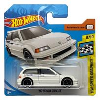 Hot Wheels Mainline Modeliukas 1990 honda Civic EF White short card (yra Sandėlyje)