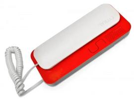 CYFRAL SMART CYFRAL Unifon do systemu domofonowego, biało Red | SMART biało-czerwony | 5902768850703