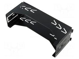 Car radio mounting half frame | Pioneer | Colour: black
