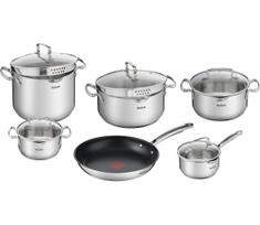 Tefal - 11 dalių puodų ir keptuvių rinkinys DUETTO+