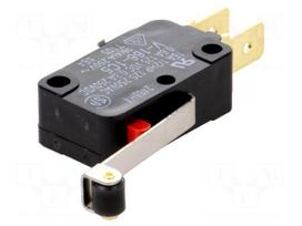 Microswitch SNAP ACTION | with lever (with roller) | SPDT | Pos: 2