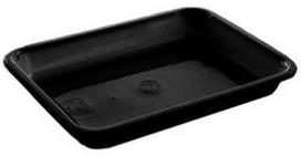 Færch Vienkartinė dėklė 1 skyriaus 2227-1T 900 ml 227x178x29 mm CPET juoda 368 vnt./dėžėje