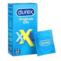 Durex Originals XXL Comfort — 12 vnt., 215×60 mm