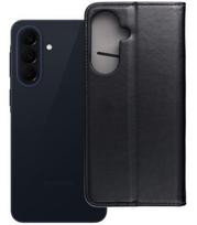 Juodas atverčiamas dėklas Samsung Galaxy A57 5G telefonui "Smart Magneto"