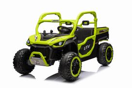 Vaikiškas elektromobilis Farmer Truck UTV Racing Žalias