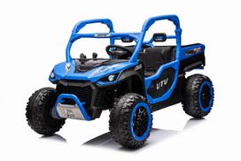 Vaikiškas elektromobilis Farmer Truck UTV Racing Mėlynas