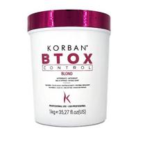 KORBAN BOTOX BTOX BRAZILIAN BLOND – Plaukų botokso procedūra šviesiems plaukams, 1kg