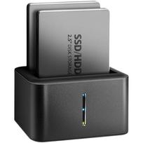 Aušintuvai Axagon  AXAGON ADSA-D25 USB 3.2 Gen 1 - 2x SATA 6G 2.5" SSD/HDD CLONE DUAL MINI dock