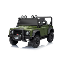 Vaikiškas elektromobilis HATIS “Land Rover Defender 110 SVX ”, žalias
