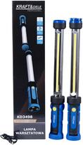 Akumuliatorinis dvigubas LED darbinis žibintas | 2x10W COB | 1200lm | USB-C | magnetas | kablys