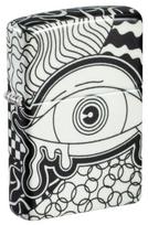 Žiebtuvėlis Zippo Psychedelic Eye 46428, balta sp./juoda sp.