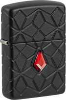 Žiebtuvėlis Zippo Armor Crystal, juoda sp./raudona sp.