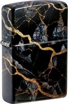 Žiebtuvėlis Zippo Fusion Marble 46255, aukso sp./juoda sp./pilka sp.