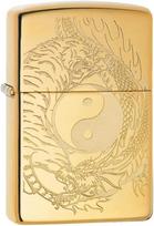 Žiebtuvėlis Zippo Tiger And Dragon 49024, aukso sp.