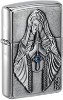 Žiebtuvėlis Zippo Anne Stokes Gothic Prayer 49756, sidabro sp.