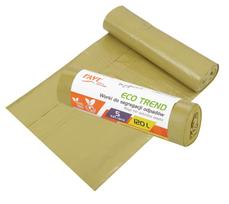 Šiukšlių maišai Ravi Eco Trend 00742, 120 l, 5 vnt.