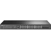 TP-Link JetStream TL-SG3428XPP-M2 valdomas L2+ 2,5G Ethernet (100/1000/2500) tinklo komutatorius, palaikantis PoE, 1U, juodos spalvos