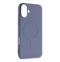 Liquid Silicone maciņš ar MagSafe atbalstu telefonam iPhone 16 Pro zils