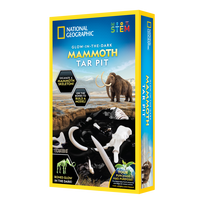 NATIONAL GEOGRAPHIC rinkinys Glow-in-the-Dark Tar Pit Mammoth Excavation, CRNGTPMAM6L