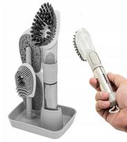 Indų plovimo šepetys WMC Tools 56768, pilka sp., plastikas, 4 vnt.