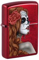 Žiebtuvėlis Zippo Day Of The Dead 28830, raudona sp.
