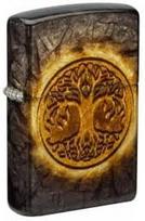 Žiebtuvėlis Zippo Gleaming Tree Of Life 46815, ruda sp.