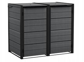 Lauko konteinerių stoginė Keter 29213790, 480 l, pilka sp.