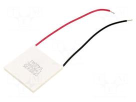 Module: Peltier | 24.1V | 8.5A | 40x40x3.5mm | 130W | Al2O3 | 20AWG | 75°C