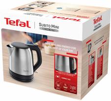 Elektrinis virdulys Tefal Subito Mini KO5S2DE, 1 l, sidabro sp./juoda sp.