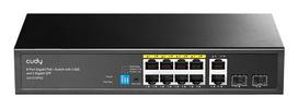 Cudy GS1010PS2 network switch Unmanaged Gigabit Ethernet (10/100/1000) Power over Ethernet (PoE) Black