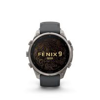 Išmanusis laikrodis Garmin  Fenix 9 Pro – 47mm\nTitanium with Graphite/Black Silicone Band
