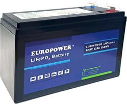 LiFePO4 akumuliatorius EUROPOWER LFP serija 12,8V 12Ah (Tarnavimo laikas ~2000 ciklų)
