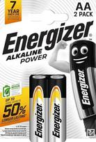 Sārmu baterija LR6 (AA) 1,5V 2900mAh Alkaline Power Energizer 2 gab. blisterī