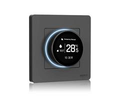 Vieds termostats zemgrīdas ūdens vārstiem, tumši pelēks, ZigBee, TUYA