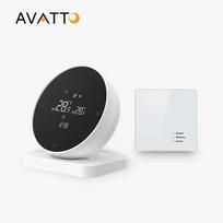 Vieds, portatīvais termostats katlam vai termo vārstiem, Wi-fi TUYA + RF