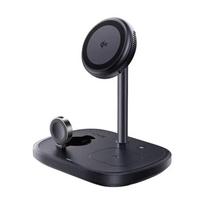 Bezvadu magnētiskais uzlādes statīvs EnerFill FS41 3-in-1 22,5 W USB-C, melns