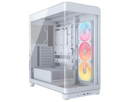 CORSAIR Frame 4500X LX-R RGB Mid-Tower case with panorama window, white (CC-9011317-WW)