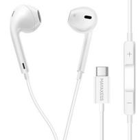 USB-C laidiniai ausinės - MAYAXESS - Galaxy S25 Plus - Integruotas mikrofonas - Maksimalus komfortas - Aiškus garsas
