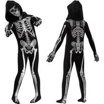 Kostium Helovino Skeletas Vaikams Kombinezonas 160 cm
