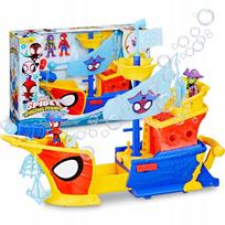 Hasbro „Spidey“ Marvel piratų laivas su muilo burbulais, „Disney Jr.“ žaislas
