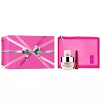 CLINIQUE_SET „Hydration + Honey“ drėkinamasis kremas 50 ml + kremas aplink akis 5 ml + lūpų balzamas „Black Honey“ 1,2 g + kosmetinė