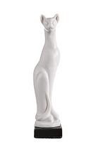 Figūrėlė balta katė 13 cm