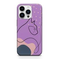 Alerio Print skirtas iPhone 14 Pro, violetinis