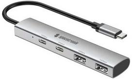 Spacetronik SPU-M20 Adapterio centras USB-C 3.2 gen2 4 4-IN-1 10Gbps