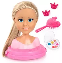 Bayer Design Charlene Top Model makiažo ir kirpėjo galva su kosmetika 21 cm
