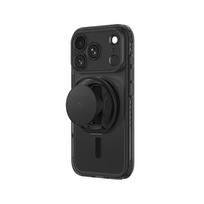 AmazingThing Titan Pro Pop Lens dėklas iPhone 18 Pro su kameros apsauga ir stovu, MagSafe, juodas