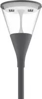 Solar Plus Noa Park 30W 4200lm 3000K DALI DB 703 (Antracitas) C5 Simetrinis KL.II IP65 IK09, su ø60mm jungė, 6 metrų kabelis